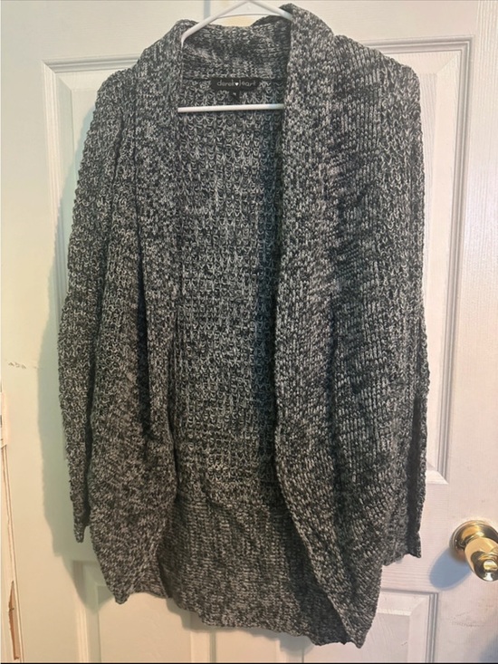 Derek Heart Sweaters - Derek Heart Gray Marled Open-Front Women's Cardigan